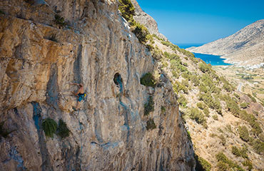 Climbing crag METALIA in Sifnos
