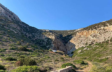 Climbing crag NYMFEO in Sifnos